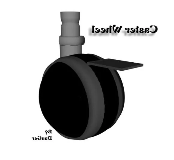 Caster Wheel 3d model Caster Wheel 3d model