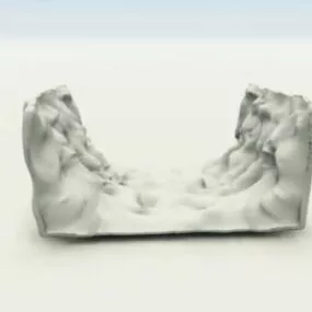Cave Terrain Landscape 3d model