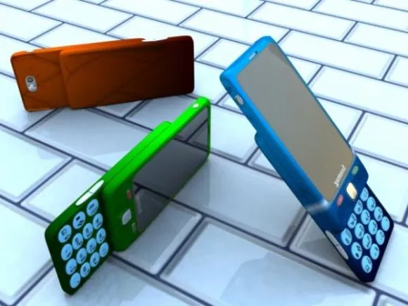 Slide Cellphone 3d model Slide Cellphone 3d model