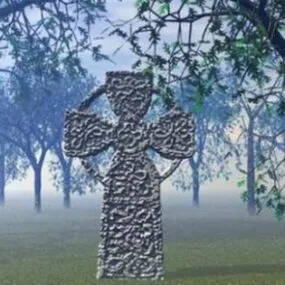 Rustic Celtic Cross 3d model