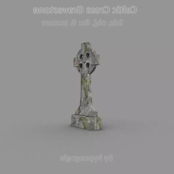 Celtic Gravestone 3d model Celtic Gravestone 3d model