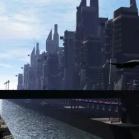 Rock City Fantasy Building 3d model