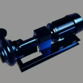Electric Centrifugal Pump 3d model