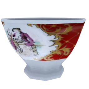 Chinese Ceramic Pot With Painting Texture 3d model