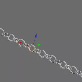 Jewelry Chain Of Ring 3d model