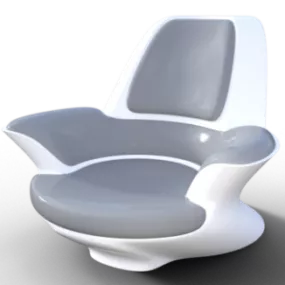 Futuristic Chair Controller Chair 3d model