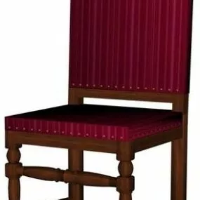 Chair Chaise Louis Xiii 3d model