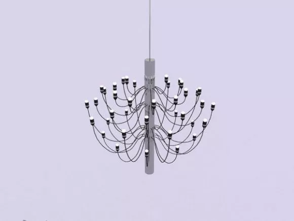 Street Lamp Lowpoly Column 3d model