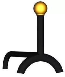 Iron Tube Stand Furniture 3d model