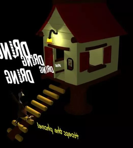 Rustic Farm House 3d model