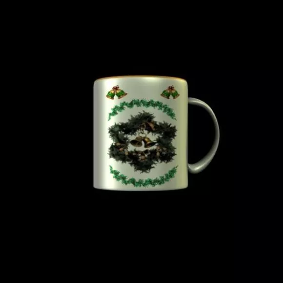 Tongue Mug Cup 3d model