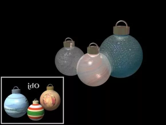 Christmas Ornament Bulb 3d model Christmas Ornament Bulb 3d model