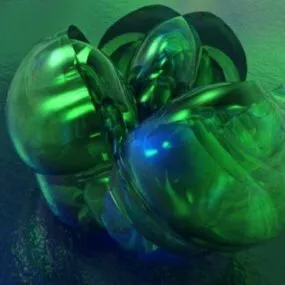 Chrysalis Abstract Object 3d model
