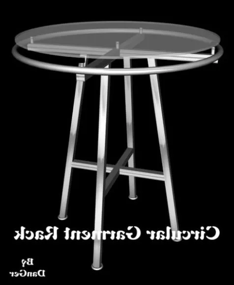 Magazine Display Steel Rack 3d model