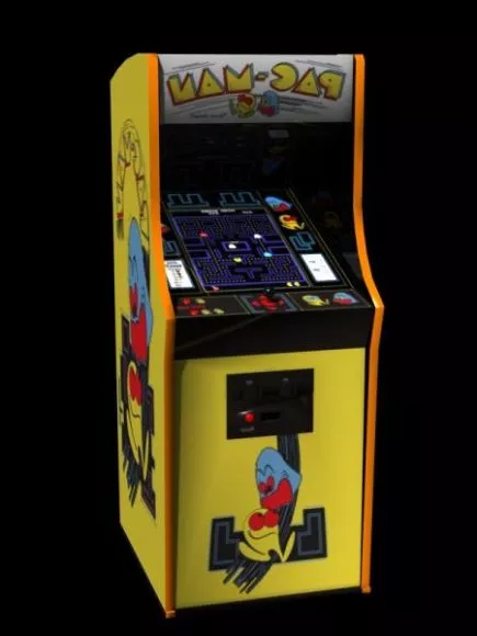 Classic Pacman Game Arcade 3d model Classic Pacman Game Arcade 3d model