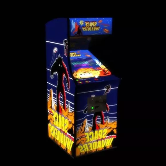 Classic Game Space Arcade 3d model Classic Game Space Arcade 3d model