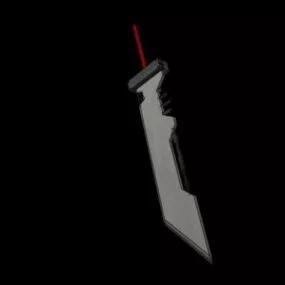 Cloud Sword Gaming Weapon 3d model