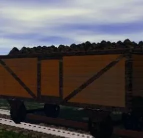 Coal Truck Vehicle 3d model