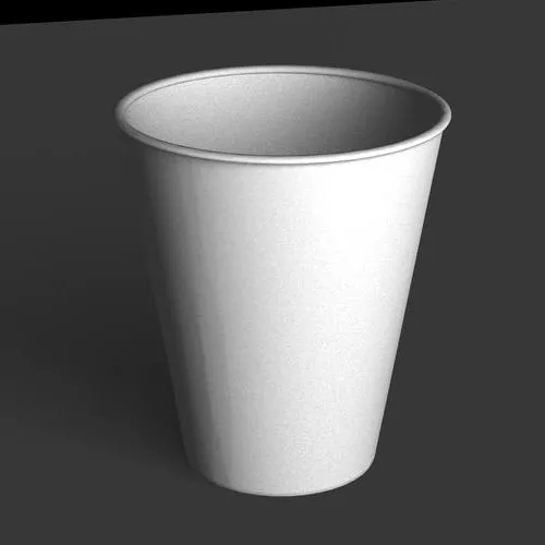 Coffee Cup With Spoon Set 3d model