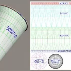 Coffee Cup With Texture 3d model
