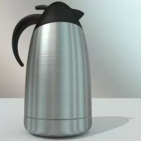 Inox Coffee Pot 3d model