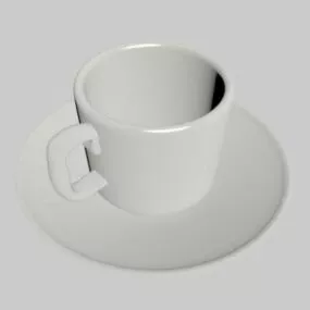 Coffee Cup Porcelain Material 3d model