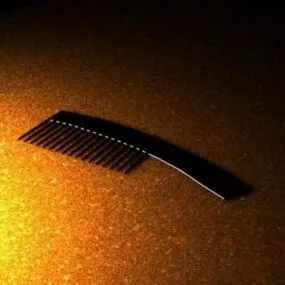 Black Comb 3d model