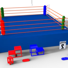 Boxing Combat Zone 3d model