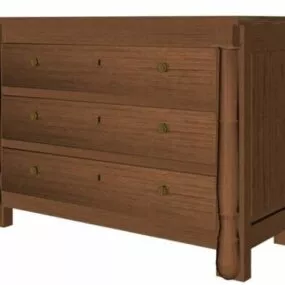 Commode Side Cabinet 3d model