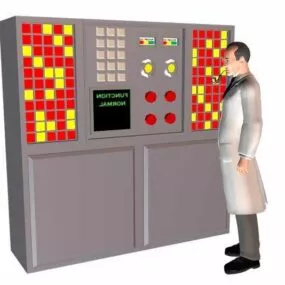 Computer Bank 3d model