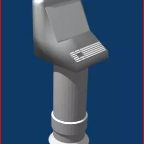 Hospital Computer Counsel 3d model