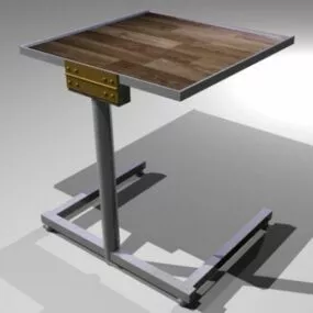 Computer Table Cantilever Style 3d model