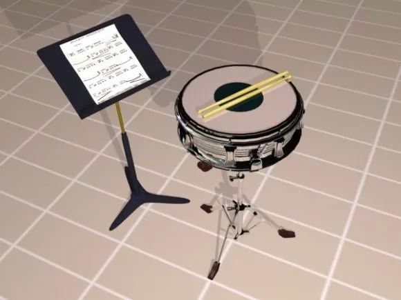 Snare Drum Kit 3d model Snare Drum Kit 3d model
