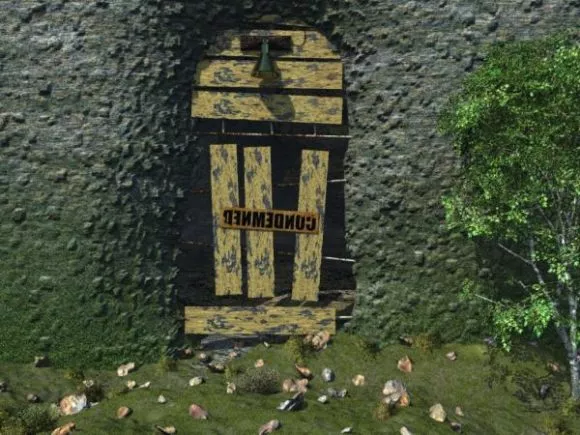 Old Condemned Door 3d model Old Condemned Door 3d model