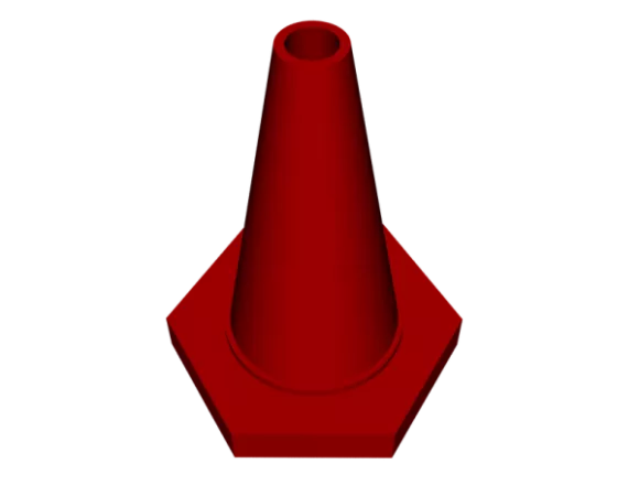 Traffic Cone Plastic Material 3d model Traffic Cone Plastic Material 3d model