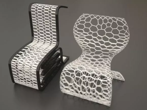 Office Wheels Chair Low Back 3d model