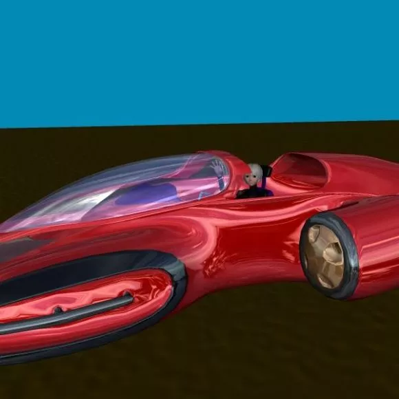 Hovercar Concept 3d model Hovercar Concept 3d model