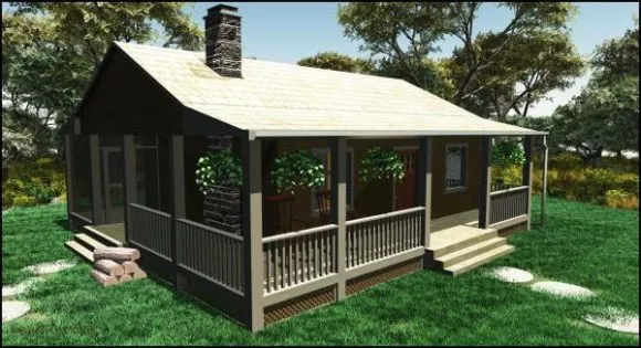 Ruins Abandoned House Building 3d model