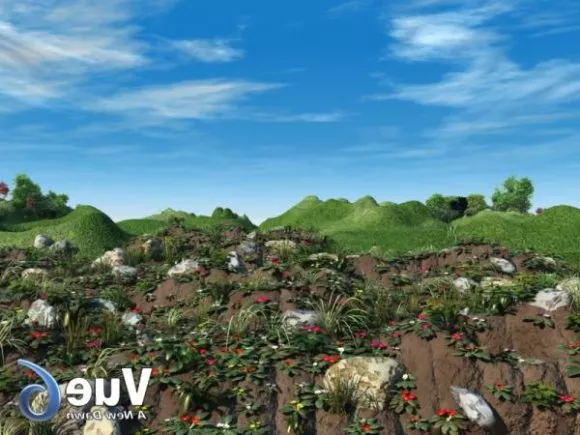 Nature Rock Terrain Landscape 3d model