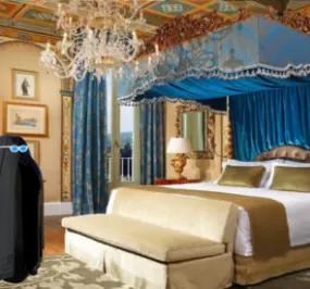 Classic Bedroom Furniture With Luxurious Decorative 3d model