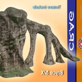 Crag Mountain Landscape 3d model
