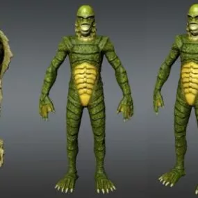 Creature Sea Monster Character 3d model