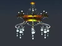Crystal Antique Chandelier 3d model