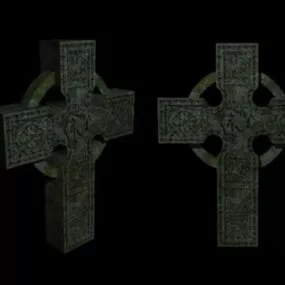 Rustic Cross 3d model