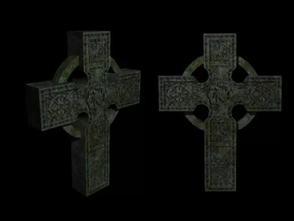 Rustic Cross 3d model Rustic Cross 3d model