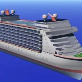 Traveler Cruise Ship Transport 3d model