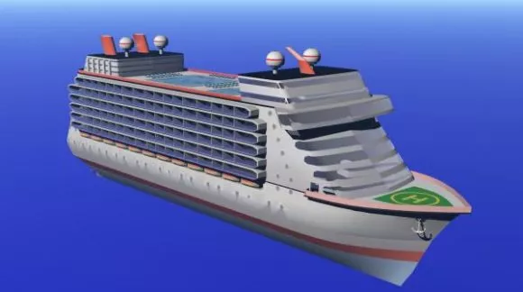 Traveler Cruise Ship Transport 3d model Traveler Cruise Ship Transport 3d model