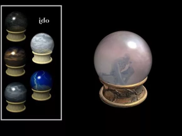 Futuristic Robot Ball 3d model