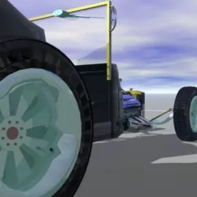 Custom Car Concept 3d model