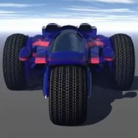 Tricycle Fantasy Vehicle 3d model